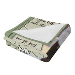 Personalized Couple Photo Blanket Why I Love You - Corner Detail with Puzzle Piece | Our Phoenix Rise