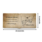 Mens Minimalist PU Leather Wallet Paper Folded Wallet Detailed View 5 | Our Phoenix Rise