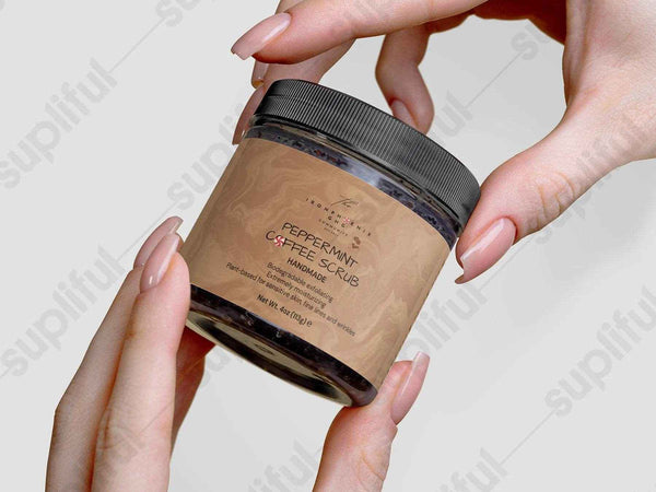 Peppermint Coffee Scrub | Organic Exfoliating | Anti-Aging