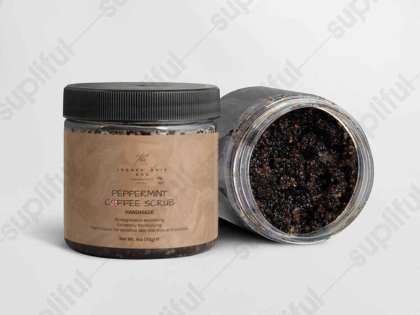 Peppermint Coffee Scrub | Organic Exfoliating | Anti-Aging
