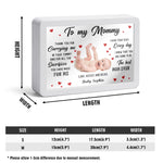 Personalized LED Photo Gift for New Mom - detailed view of glowing frame | Our Phoenix Rise