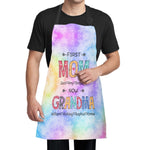 Personalized Grandma Apron - Tie Dye Flat Lay | Our Phoenix Rise