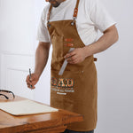 Personalized Dad Fixer Apron - black, example of side loop for tools | Our Phoenix Rise