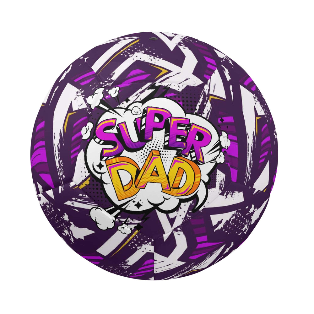 Personalized Super Dad Soccer Ball Custom Name Gift