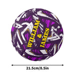 Personalized Super Dad Soccer Ball - isolated on white background | Our Phoenix Rise