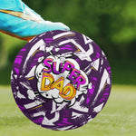 Personalized Super Dad Soccer Ball - side view with unique pattern | Our Phoenix Rise
