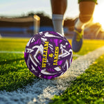 Personalized Super Dad Soccer Ball - showing overall design for gifting | Our Phoenix Rise