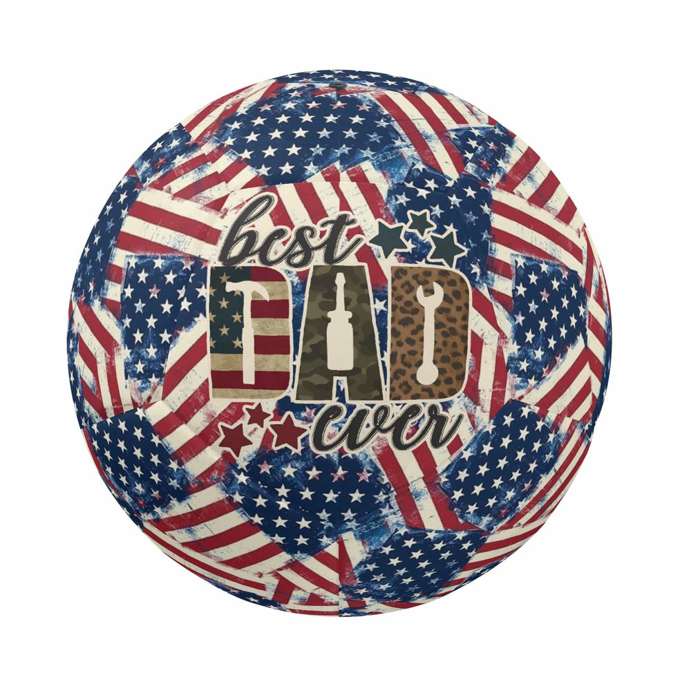 Personalized Best Dad Ever Soccer Ball - Custom Names