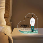 Personalized Doctor Appreciation Acrylic Plaque - close up of quote and doctor | Our Phoenix Rise