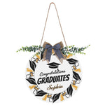 Personalized Graduation Welcome Door Sign - full view with bow | Our Phoenix Rise