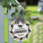Personalized Graduation Welcome Door Sign - close up on fence | Our Phoenix Rise