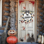 Personalized Graduation Welcome Door Sign - angled view with rope hanger | Our Phoenix Rise