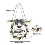 Personalized Graduation Welcome Door Sign - graduation cap and diploma design | Our Phoenix Rise
