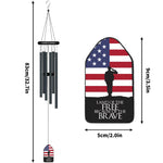 Personalized Black Memorial Wind Chimes for Loss for Anniversary Detailed View 6 | Our Phoenix Rise