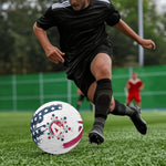 Personalized Patriotic Soccer Ball - Top down view | Our Phoenix Rise