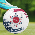 Personalized Patriotic Soccer Ball - Texture close up | Our Phoenix Rise