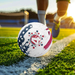 Personalized Patriotic Soccer Ball - On grass field | Our Phoenix Rise