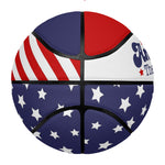 American Flag Patriotic Basketball - Lower panel detail with stars | Our Phoenix Rise