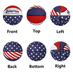 American Flag Patriotic Basketball - Court-ready view with patriotic theme | Our Phoenix Rise