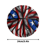 Personalized Independence Day Basketball - Overhead View with Stars and Stripes | Our Phoenix Rise