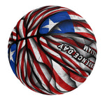 Personalized Independence Day Basketball - Close Up of Flag Pattern | Our Phoenix Rise