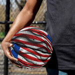 Personalized Independence Day Basketball - Full View with Textured Surface | Our Phoenix Rise