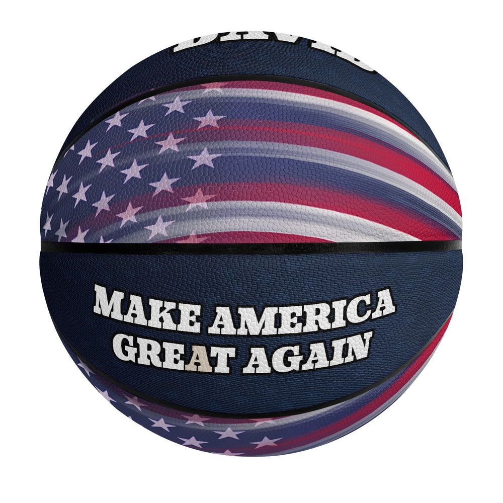 maga Basketball American Flag
