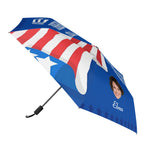 Personalized 4th of July American Flag Umbrella - folded, strap detail | Our Phoenix Rise