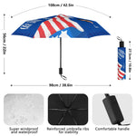 Personalized 4th of July American Flag Umbrella - manual open mechanism | Our Phoenix Rise