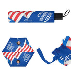 Personalized 4th of July American Flag Umbrella - handle detail | Our Phoenix Rise