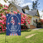 4th of July Garden Flag - Fabric texture detail | Our Phoenix Rise