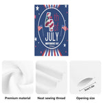 4th of July Garden Flag - Back view with single-sided print | Our Phoenix Rise