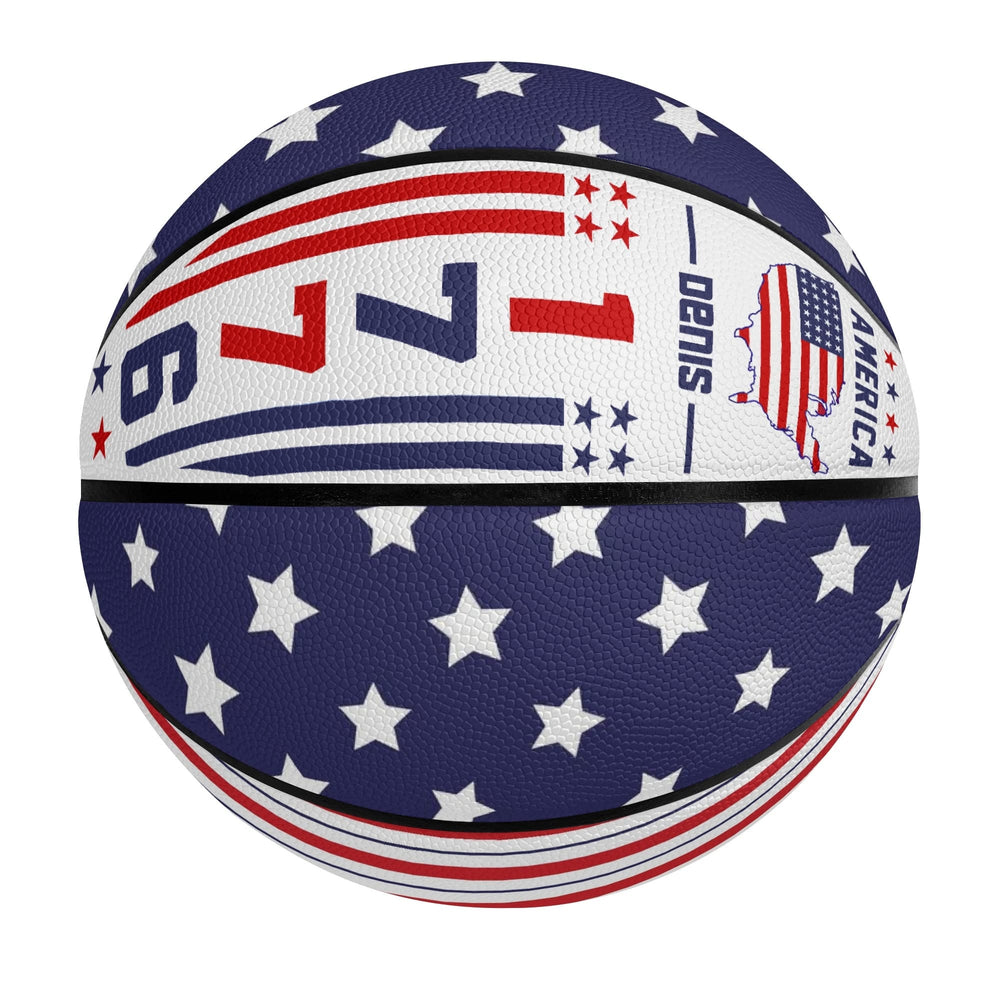 usa Flag Basketball Indoor Outdoor Composite Leather