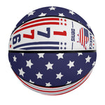 American Flag Basketball - Side view with 671-1 DENIS text | Our Phoenix Rise
