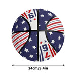 American Flag Basketball - Bottom hemisphere with blue star design | Our Phoenix Rise