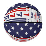 American Flag Basketball - Close up of stars and stripes pattern | Our Phoenix Rise