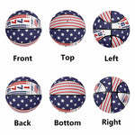 American Flag Basketball - Top hemisphere with AMERICA text | Our Phoenix Rise