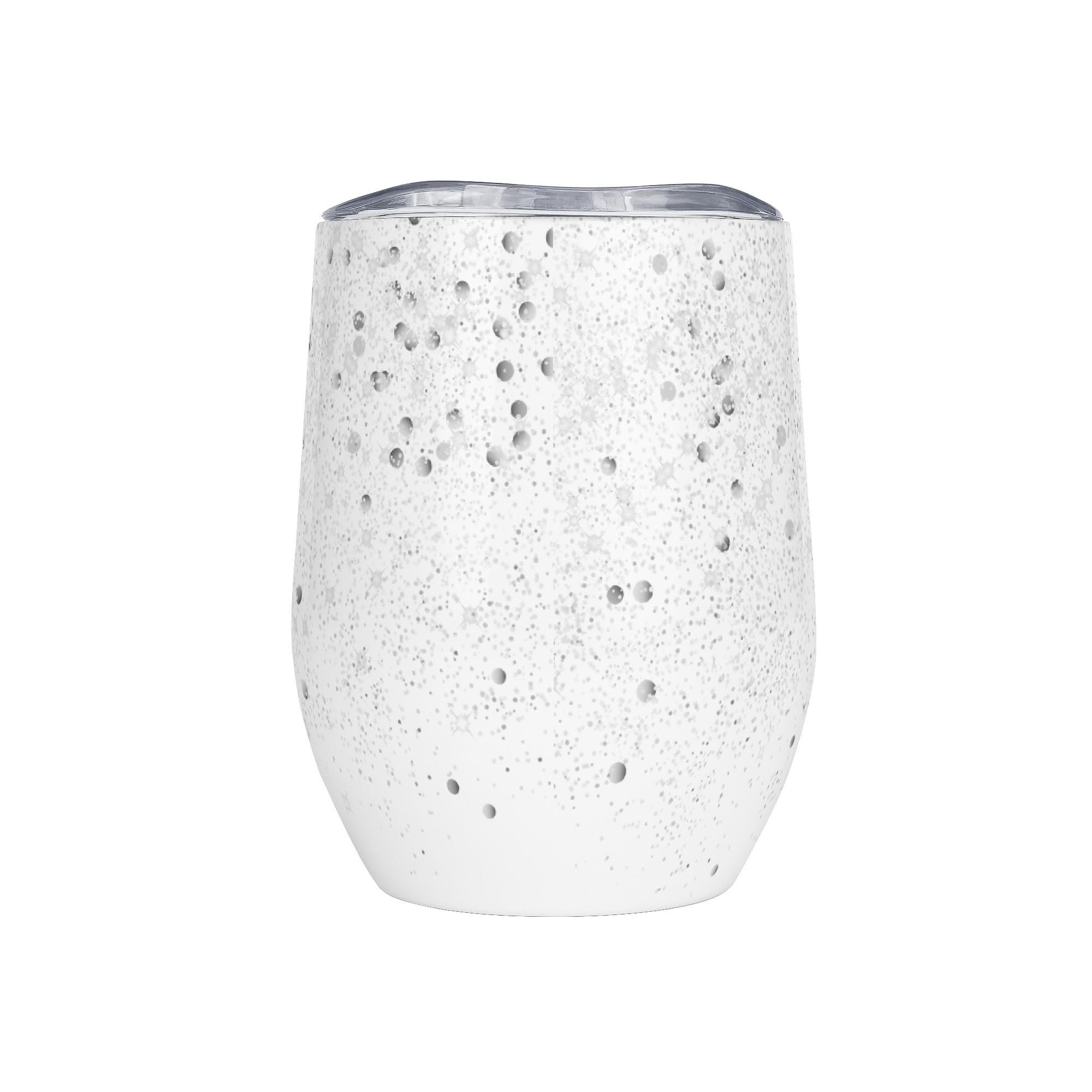 Personalized Patriotic 12oz Wine Tumbler - 'Home of the Free' design detail | Our Phoenix Rise