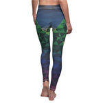 Geometric Mountain Leggings | Retro Gamer Yoga Wear