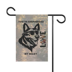 Cute Dog Love Garden Banner, Pet Lover Decor, Outdoor Flag, Heartwarming Home Decoration, Gift for Dog Owners