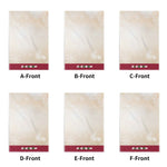 Personalized Christmas Plaid Hand Towel 6-Pack - close-up of 'be merry and bright' text | Our Phoenix Rise
