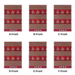 Personalized Christmas Plaid Hand Towel 6-Pack - Stacked from a gentle angle showing plaid | Our Phoenix Rise