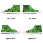 Survival Game Style Rubber High Top Canvas Shoes for Men and Women