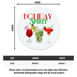 Personalized Holiday Spirit Cocktail Metal Wall Sign - Detailed Cocktail Graphics | Our Phoenix Rise