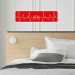 Gamer Heartbeat Aluminum Sign 16x4 Inches - Custom Printed Metal Wall Art, USA Made Detailed View 7 | Our Phoenix Rise
