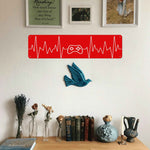 Gamer Heartbeat Aluminum Sign 16x4 Inches - Custom Printed Metal Wall Art, USA Made Detailed View 8 | Our Phoenix Rise