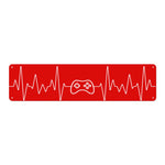 Gamer Heartbeat Aluminum Sign 16x4 Inches - Custom Printed Metal Wall Art, USA Made Detailed View 10 | Our Phoenix Rise