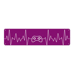 Gamer Heartbeat Aluminum Sign 16x4 Inches - Custom Printed Metal Wall Art, USA Made Detailed View 5 | Our Phoenix Rise