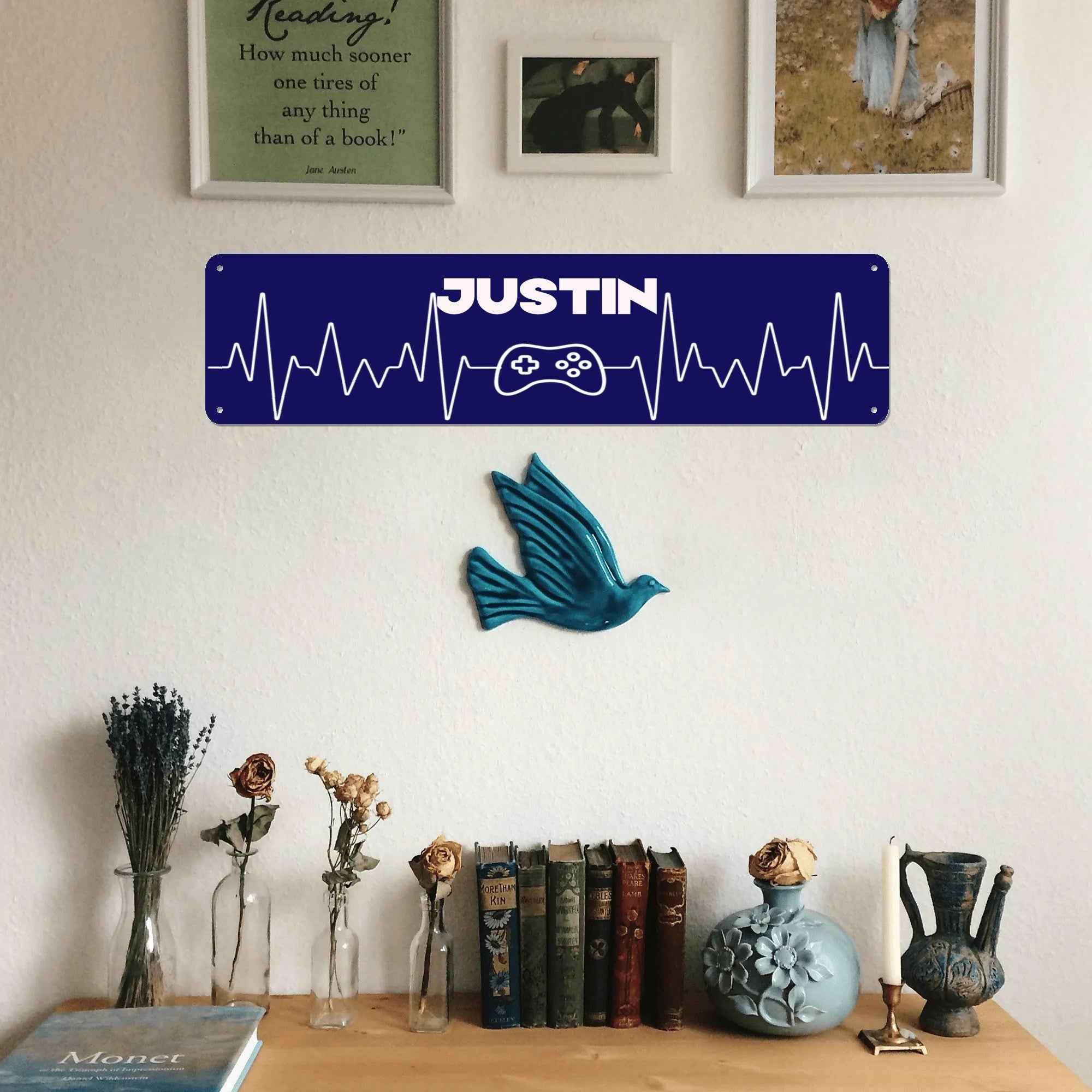 Made in the USA -16x4In Printed Aluminum Sheet Metal Sign (Free Shipping and Shipped in US)