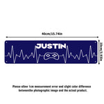 Made in the USA -16x4In Printed Aluminum Sheet Metal Sign (Free Shipping and Shipped in US)